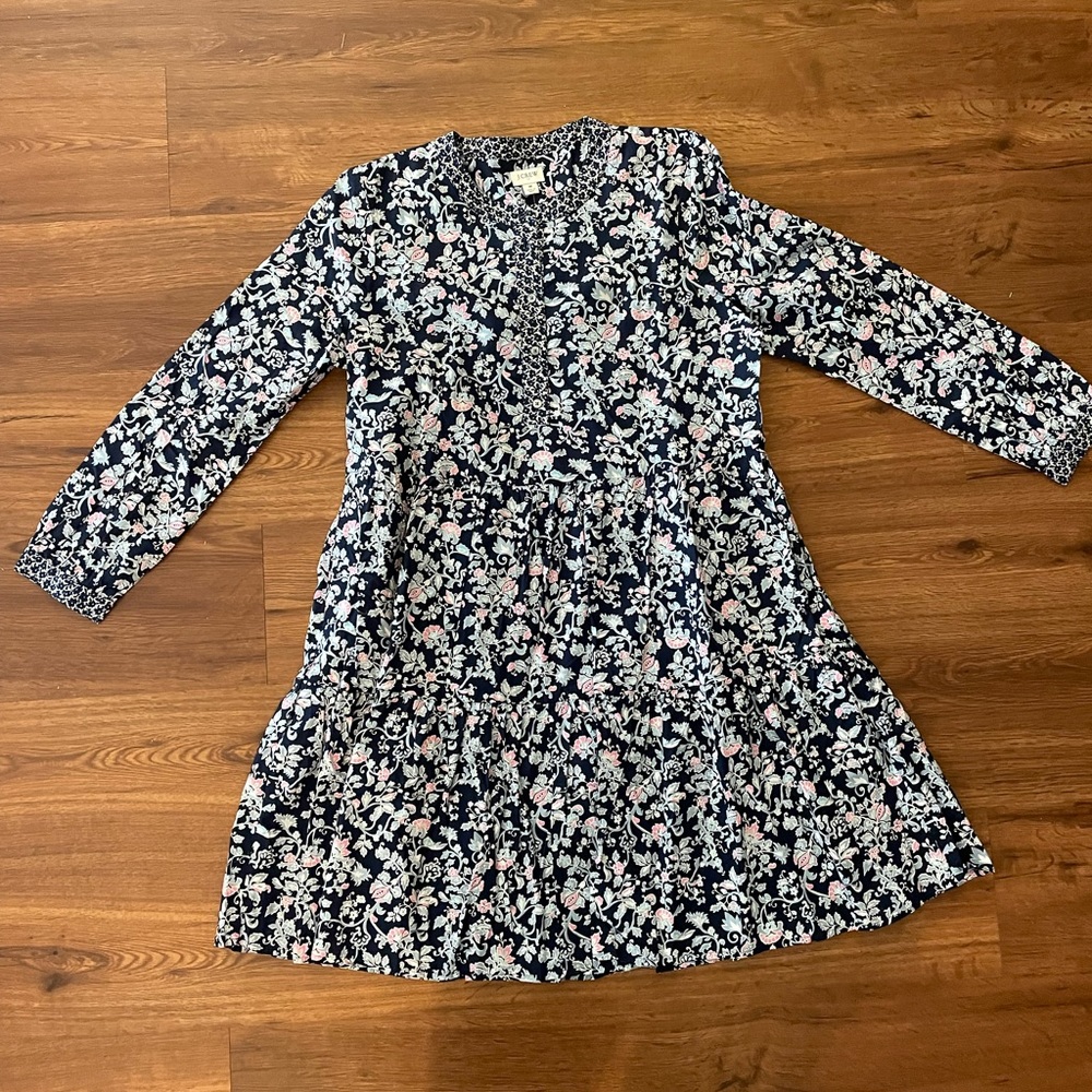 NWT J Crew Medium Tiered Ruffle Dress